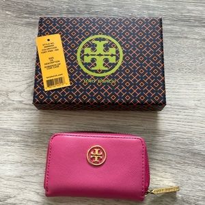 Tory Burch Robinson Zip Coin Case